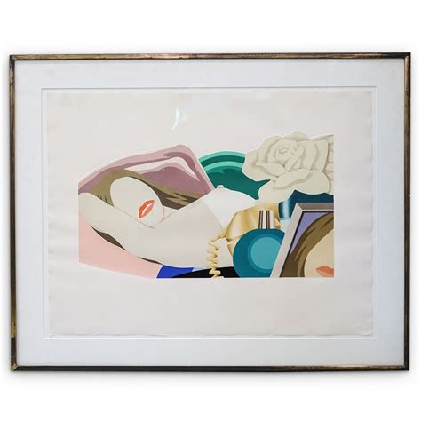 Tom Wesselmann Nude With Roses Screenprint Sold At Auction On Th May Bidsquare