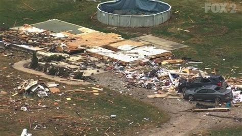 Photos Survey The St Charles County Storm Damage From Above Fox 2