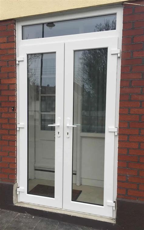 Swing Balcony White Upvc French Door Mm Laminated Glass At Rs