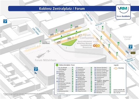 Städte Haltestellen Verkehrsverbund Rhein Mosel