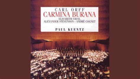 Carmina Burana Cour D Amours Tempus Est Iocundum YouTube