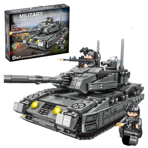 Конструктор для мальчика Танк 8в1 / модель танка / совместим с лего ...