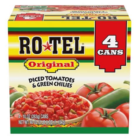 Rotel Original Diced Tomatoes And Green Chilies, 40 OZ - Kroger