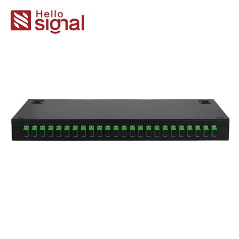 1u 19 12 Ports Full Loaded Fixed Rack Mount Fiber Patch Panel With 12pcs Dx Lcupc Adapters And