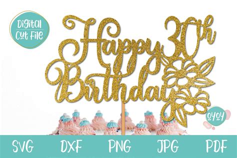 Cricut Birthday Cake Topper Svg Svg Png Eps Dxf File Free