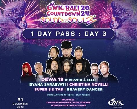 Konser Malam Tahun Baru Di Bali Ada Dewa Dan Isyana Sarasvati