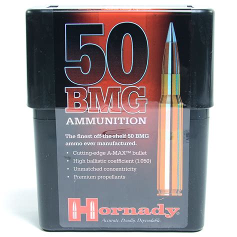 Hornady Ammunition 50 Bmg 750 Grain A Max Polymer Tipped Box Of 10 Powder Valley Outdoors