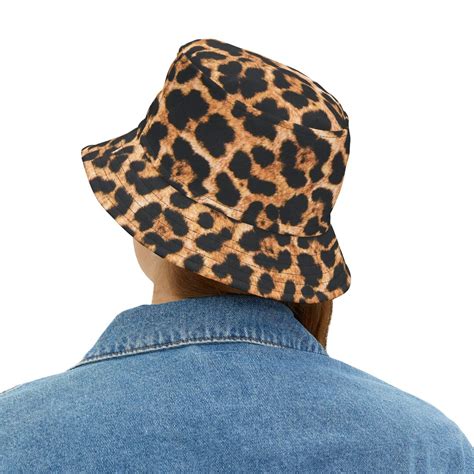 Leopard Print Bucket Hat In An Exotic Style For Women And Men To Shield