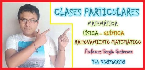 Clases Particulares Economia Matematica 【 Anuncios Noviembre 】 Clasf