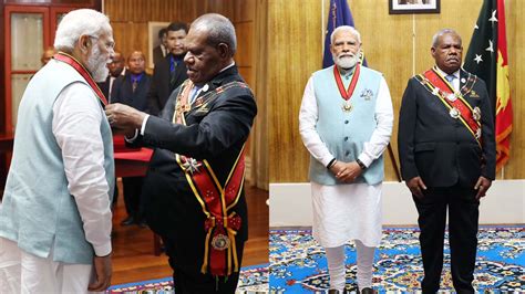 After Fiji Papua New Guinea Confers Highest Award On Pm Modi