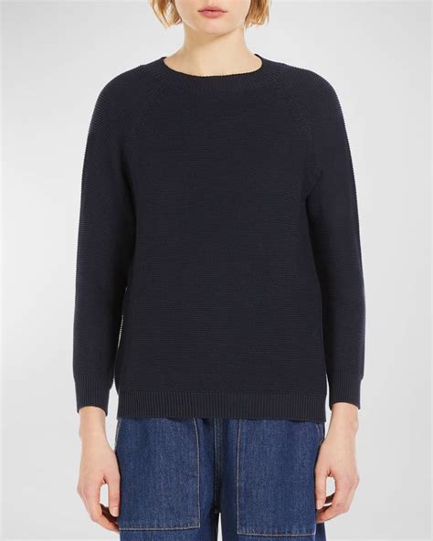 Weekend Max Mara Linz Crewneck Raglan Sleeve Sweater Neiman Marcus