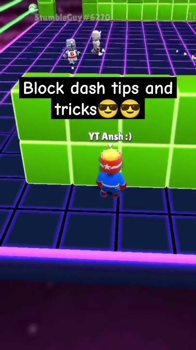 Block Dash Hardest Tips And Tricks😎😎 In Stumble Guys😱😱 Trending