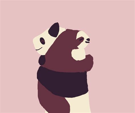 Sloth And Panda Are Best Friends Drawception