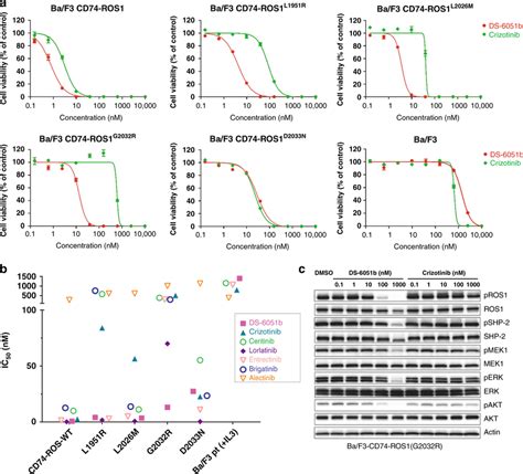 Ds 6051b Effectively Inhibited Crizotinib Resistant Ros1 Secondary Download Scientific Diagram