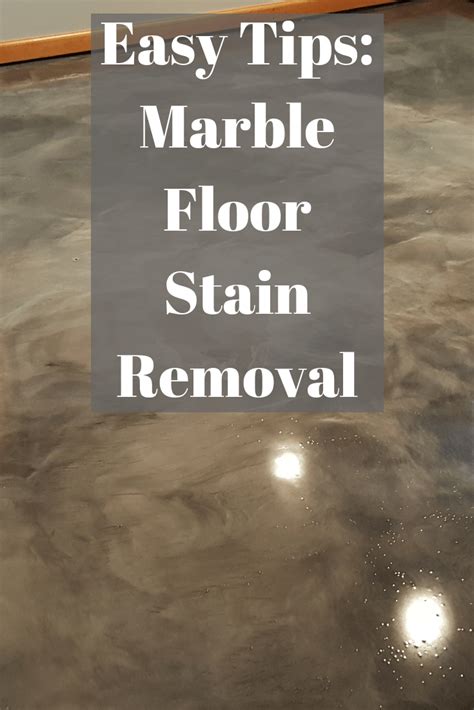 How to Clean Marble Floor Stains - EasyHomeTips.org