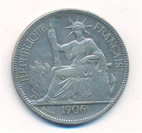 Пиастр. Французский Индокитай. 1906