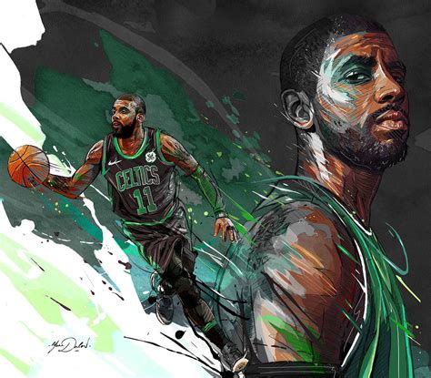 Kyrie Irving Drawing Wallpaper
