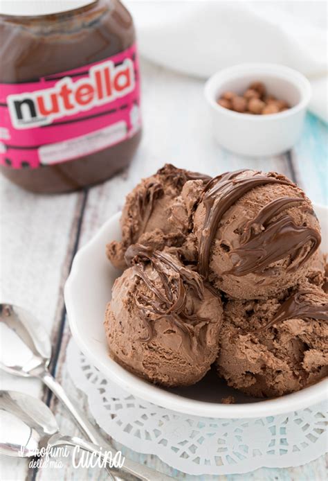 Gelato Alla Nutella Senza Gelatiera I Profumi Della Mia Cucina