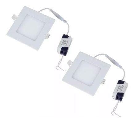 Pack Foco Panel Led W Embutido Fr O Cuadrado Importadora