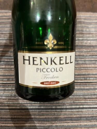 Henkell Piccolo Trocken Dry Sec Vivino Australia