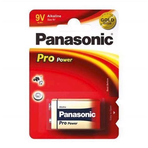 Panasonic 9v6lr61 Alkaline Pro Power Batteri