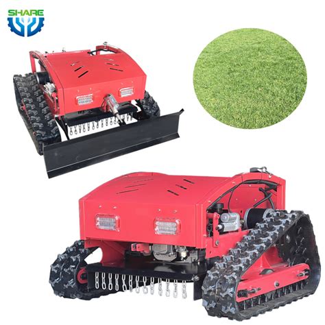 Portable Robot Gasoline Remote Control Lawn Mower Mowers Machine China Portable Robot Lawn