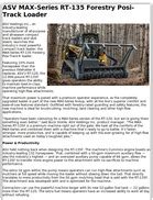 Asv Max Series Rt Forestry Posi Track Loader Contractor Supply