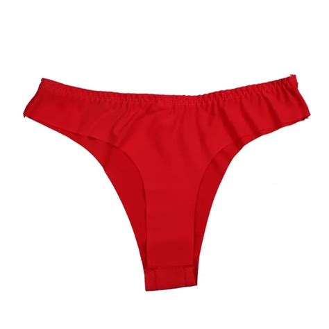 Aliexpress Buy Hot Swimwear Bandage Bikinis Women Invisible Underwear Thong Cotton Spandex