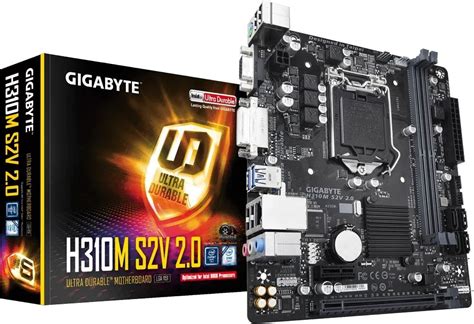 Gigabyte H310m S2v 20 Intel H310 Socket Lga1151 Micro Atx Desktop