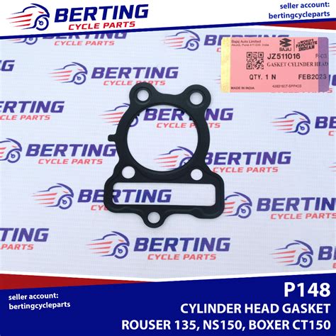 Gasket Cylinder Head Rouser Ns Boxer Ct Genuine Jz