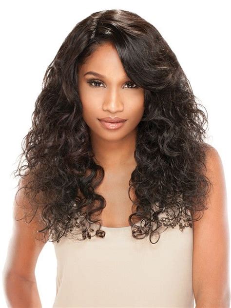 Sensationnel Bare And Natural Unprocessed Brazilian Remy Human Hair Lace Wig L Part Natural Curl