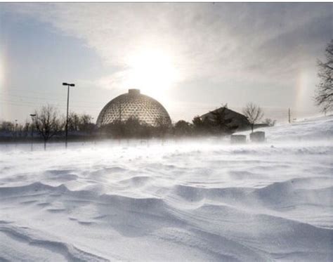 Zoo In The Snow Winter Storm Cold Winter Sun Dogs Omaha Nebraska