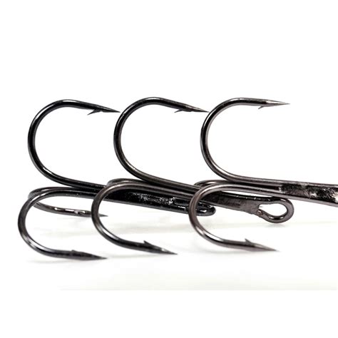 10pcs Treble Hook 2 10 High Carbon Steel Fishhooks Triple Barbed