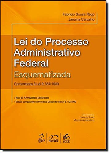 Lei Do Processo Administrativo Federal Esquematizada Coment Rios