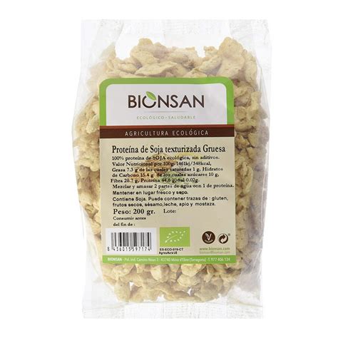 Proteina De Soja Texturizada Gruesa G Bionsan