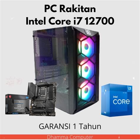 Jual Pc Rakitan Komputer Cpu Gaming Intel Core I Gen Ddr