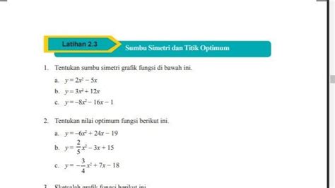 Kunci Jawaban Matematika Kelas 9 Halaman 102 Latihan 23 Lenggkap