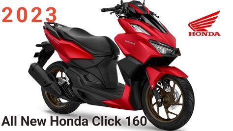 All New 2023 Honda Click 160 Abs Youtube