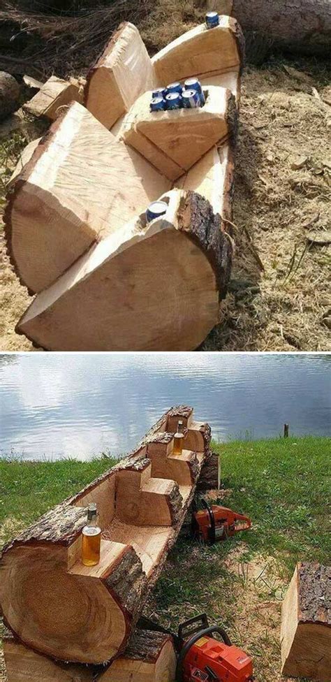 15 Diy Tree Log Ideas For Your Garden 2022