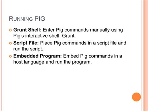 Introduction to Apache Pig | PPT