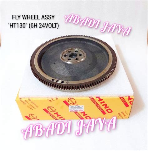 Jual FLY WHEEL ASSY RODA GILA HINO DUTRO 130HT HT130 130 24VOLT 6HOLE