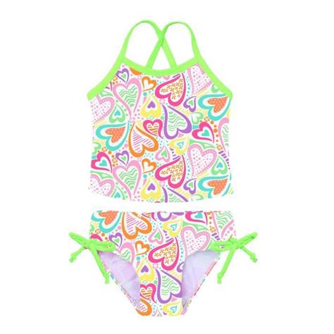 YIZYIF Enfant Fille Maillot de Bain Imprimé Fleurie Tankini Pièces Bikini Swimwear Ans