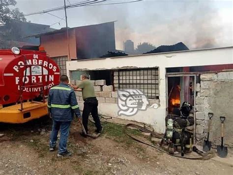 Incendio devasta vivienda en colonia San José en Fortín