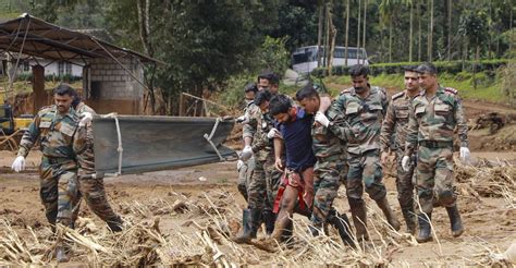 Wayanad Landslides Army Partially Withdraws From Search Operations