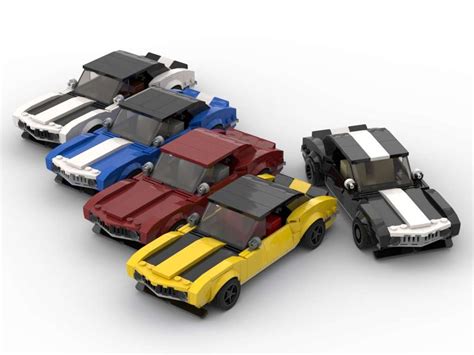 Lego Moc 1968 Bowtie Camaro Ss Set Of Five Colors By Ibrickeditup