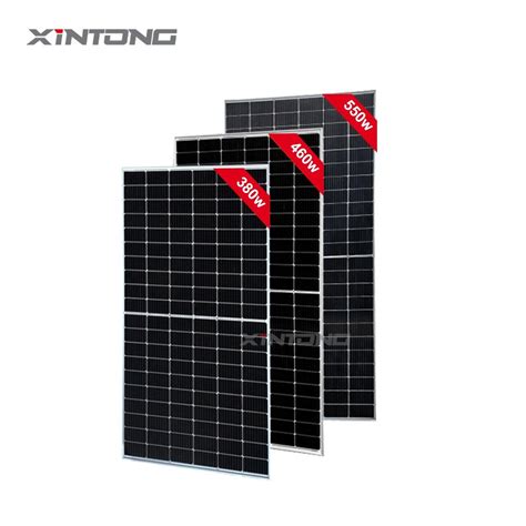 High Efficiency Solar Power System PV Module Half Cell Solar Energy