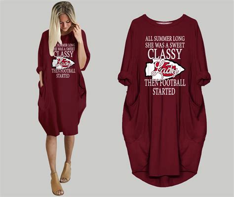 Kansas City Chiefs Loose Casual Dress 2986 The Best Pod Fullfilment