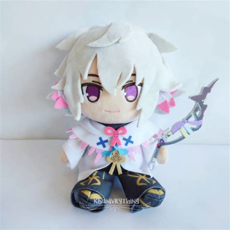 Fategrand Order Merlin And Gilgamesh Plush And Fatestay Night Cu