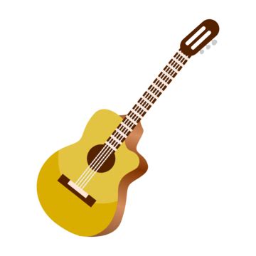 Acoustic Guitar Art Cartoon Illustration Image Guitar Illustration