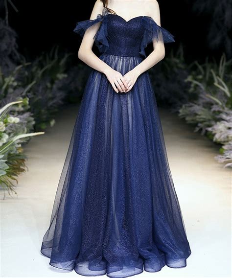 Navy Blue Ball Gowns